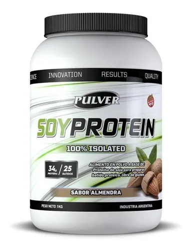 Proteina De Soja Pulver Soy Protein Apta Veganos 1kg Sin Tac