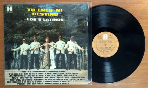 Los 5 Latinos Tu Eres Mi Destino Disco Lp Vinilo