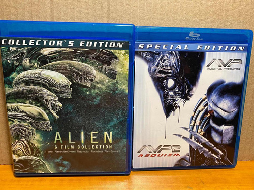 Alien En Blu-ray Saga Completa. 8 Películas. 8 Discos. Nuevo