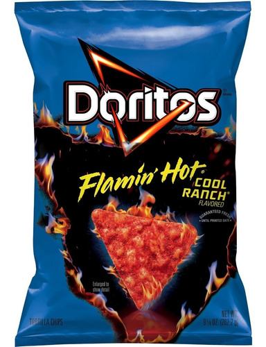 Doritos Flamin' Hot Ranch 262grs Grandes Importadas