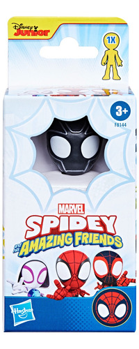 Spidey Figura Articulada De Héroe De 10 Cm Black - Hasbro