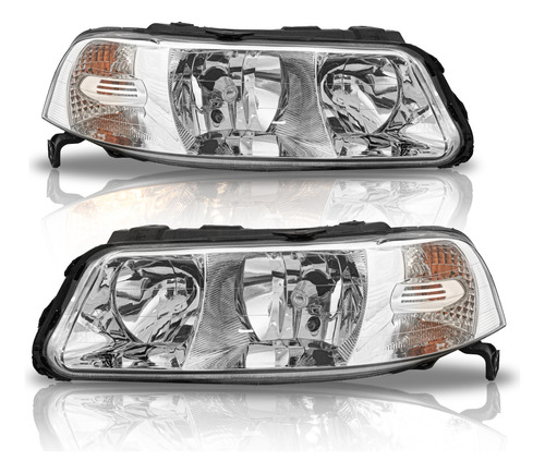 Par De Faros Pointer 2000-2001-2002-2003-2004-2005 Gti Crom*