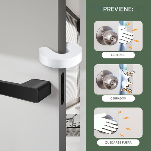 Yixoo 6pz Protector de pellizco para puertas Puertas a prueba de bebés Espuma extra suave, Diseño elegante, Seguridad para niños, Protectores de dedos de seguridad para bebés
