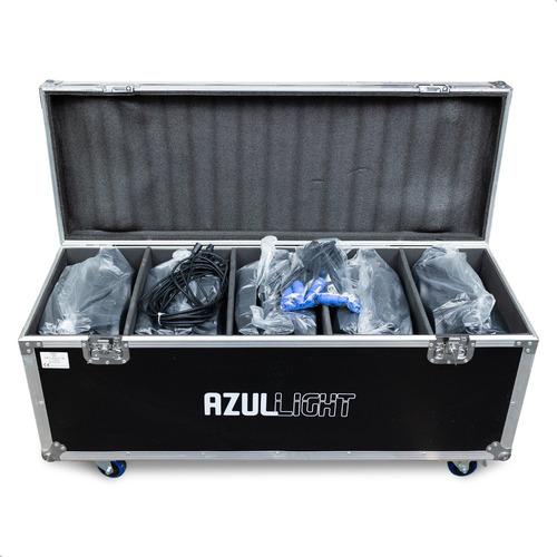 Mini Brut 400w Led 4 Lâmpadas Case C/ 5 - Branco Quente/frio