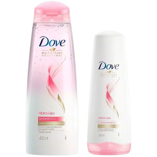 Dove Shampoo & Condicionador Hidra Liso C/2 - Unid