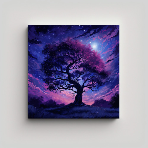 40x40cm Cuadro Decorativo Para Cocina: Cielo Azul Índigo Os