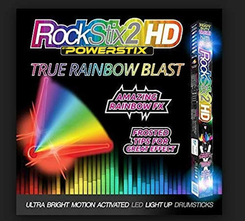 Rockstix Pilas Iluminadas: Explosion De Arco Iris. Increible