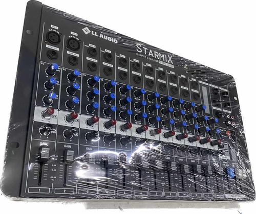 Mesa Som 12 Canais S1202r Ll Audio Console Novo Bluetooth