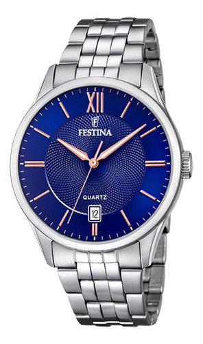 Reloj F20425/5 Festina Hombre Acero Clasico