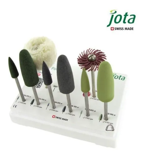 Kit Pulido Acrilico Jota 1877 Odontologia Mecanica Dental
