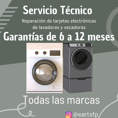 Reparacion Tarjetas De Lavadora Y Secadora / LG / Samsung (Reacondicionado)