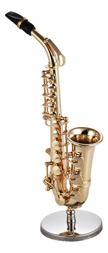 Mini Saxofón Alto De Latón Modelo Exquisito Escritorio