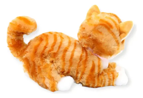 Peluche De Gato Naranja Realista De 30 Cm – Suave Y Esponjoso, Perfecto Para Abrazar, Jugar O Decorar, Regalo Para Amantes De Los Gatos