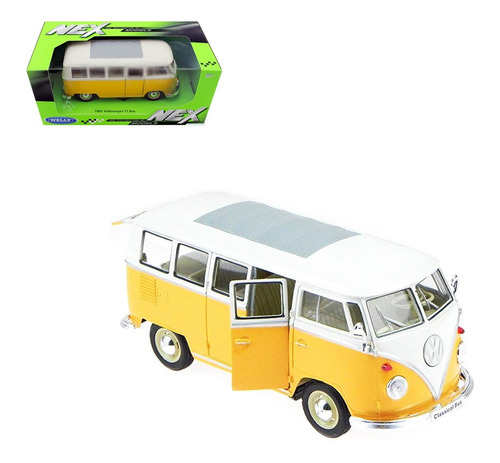 Camioneta Coleccion Vw Volkswagen 1963 T1 Bus 1:24 St