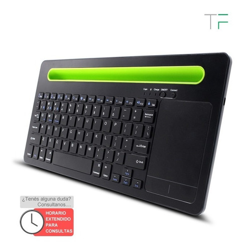 Imagen 2 de 5 de Teclado Bluetooth C/soporte Android/ios ¡¡entrega Inmedia.!!
