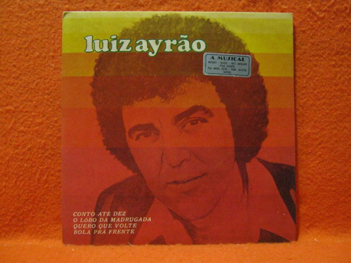 Luiz Ayrão Conto Até Dez - Ep Disco De Vinil Compacto