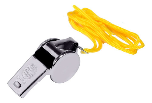 Apito Profissional De Metal Com Cordão Art Sport 2u