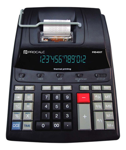 Calculadora De Impressão Térmica Procalc Pr5400t 12 Dígitos