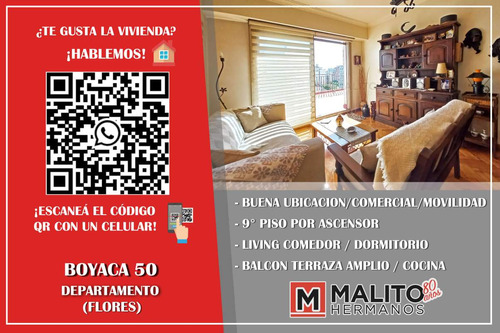 Venta Departamento 2 Ambientes Con Balcon Terraza En Flores