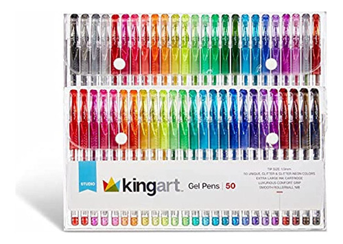 Kingart 400-50 Glitter 50 Pack Con 50% Más Ink Artists Bolíg