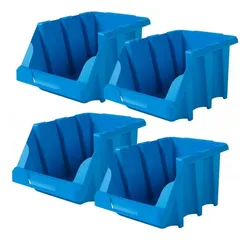 Comprar Kit De Gavetas Empilháveis N° 5, 4 Peças Azul 42018 Presto no Mercado Livre