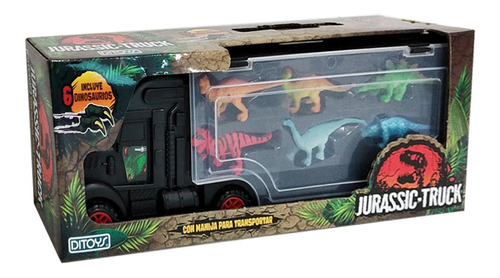 Free Whell Jurassic Truck Camion Con Dinosaurios