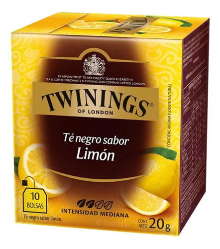 Te Twinings Limon 3 Cajas X10 Saquitos Import - Tienda Deli