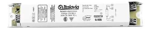 Balasto Electronico Italavia 1x18 1x36 2x36 1x58 A Eleccion!