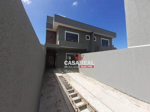 Imagem 13 de 30 de Sobrado Novo Com 3 Quartos, 03 Banheiros E 03 Vagas, À Venda Por R$400.000,00 - Brejatuba/pr - So0046