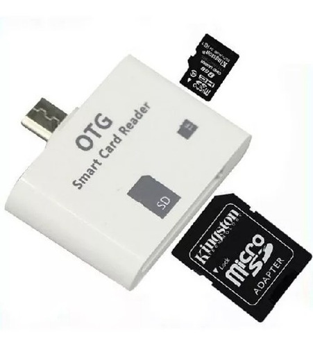 Micro Usb Otg Lector De Tarjetas Para Celulares