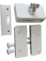 Comprar Kit Linha 3000 Porta Simples Abrir Blindex  Va Branco