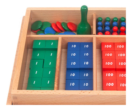 Juego De Sellos Montessori Material Didáctico, Conteo,