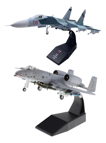 1:100 Flanker Sukhoi Su-27 Con A-10 Attack Fighter, Modelo