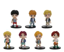Comprar 10ª Bts Kpop Bangtan Boys Muñecas De Dibujos Animados 7 Pcs