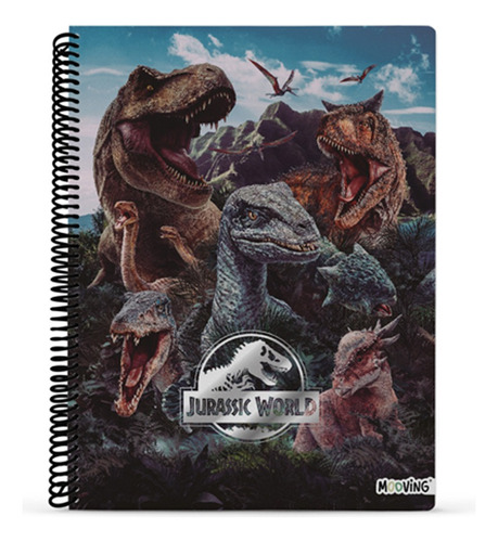 Cuaderno Universitario A4 Jurassic World 80 Hojas Mooving Color Modelo 1