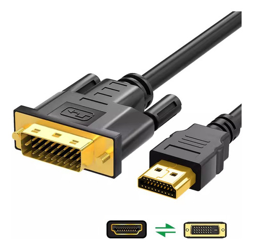 Cable Adaptador Bidireccional Hdmi A Dvi-dvi 24+1 3k, 3d