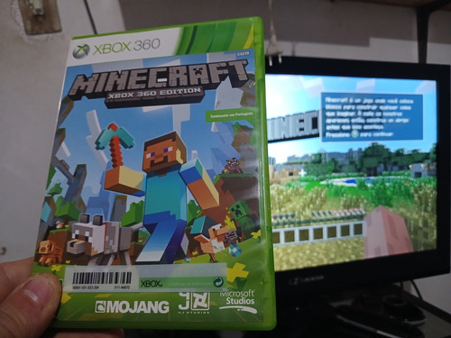 Jogo Xbox 360 Minecraft Original Edition Do Brasil Físico (Usado)