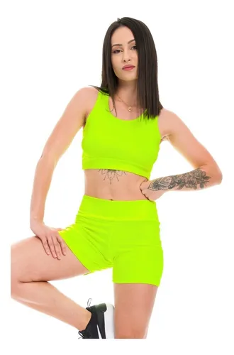 Roupa de academia neon cheap