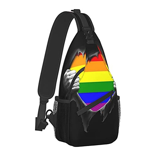 Amrandom Anti-theft Crossbody Mochila Gay Pride Rainbow Lgbt