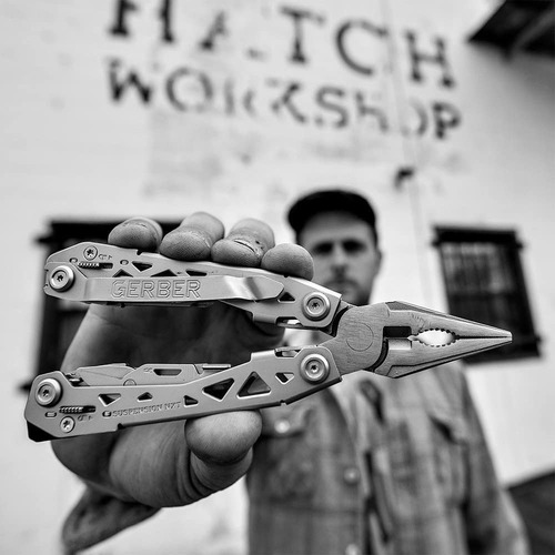 Imagen 4 de 4 de Pinza Multiherramienta Suspension Nxt Acero Gerber 16cm Larg