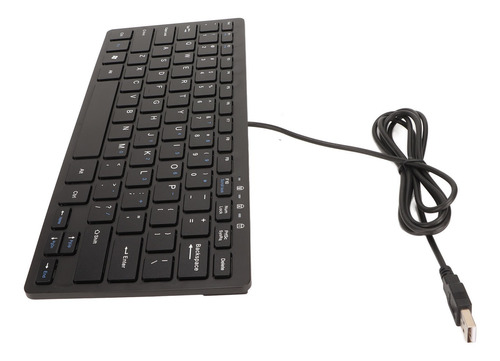 Teclado Ultrafino Con Cable Usb De 78 Teclas, Mini Portátil,