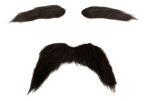 2x Bigotes Y Cejas Postizas Postizas, Facial Postizo Para