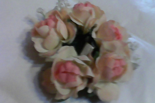 Bouquet De 5 Rosas -aplique Tocados -baile-ramos -regalos-