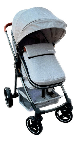 Imagen 3 de 10 de Coche Mega Baby Bebe Convertible 3 En 1 Con Huevito Y Moises