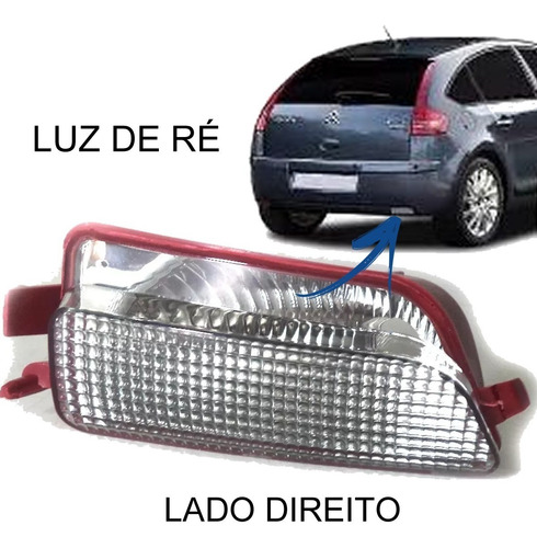 Imagem 2 de 3 de Refletor Luz Ré Parachoq C4 Hatch 2009 2010 2011 2012 L/dir