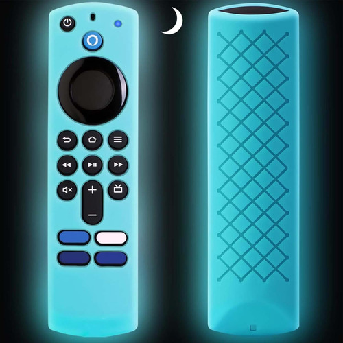 Funda Control Para Amazon Fire Tv Stick 4k Alexa Case Turquesa