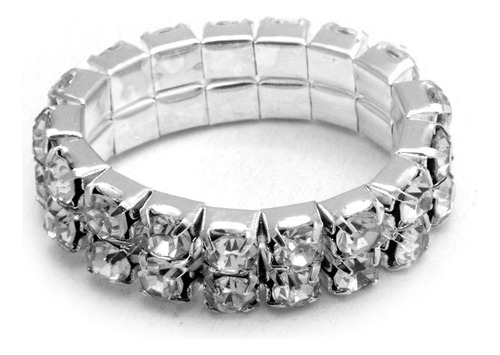 Anillo Strass Doble Extensible