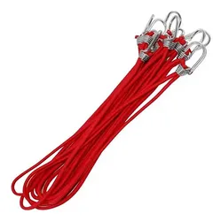 Comprar Kit 50 Elastico De Lona Caminhao Vermelho Gancho Metal 35cm no Mercado Livre