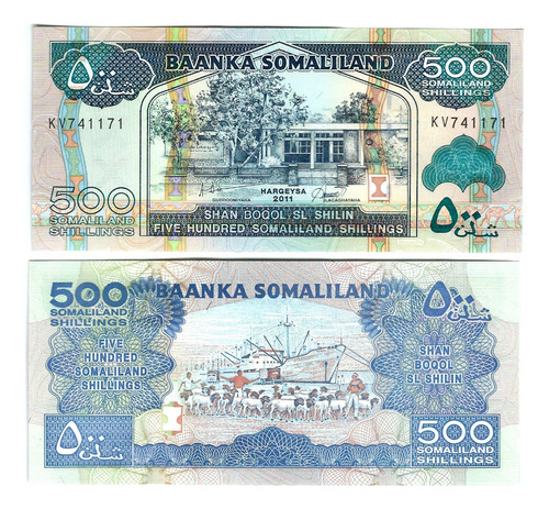 Somalilandia - Billete 500 Shillings 2011 - Unc.