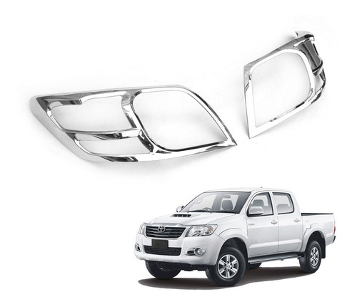 Biseles Delanteros Para Ópticos Toyota Hilux 2012-2015 Crom